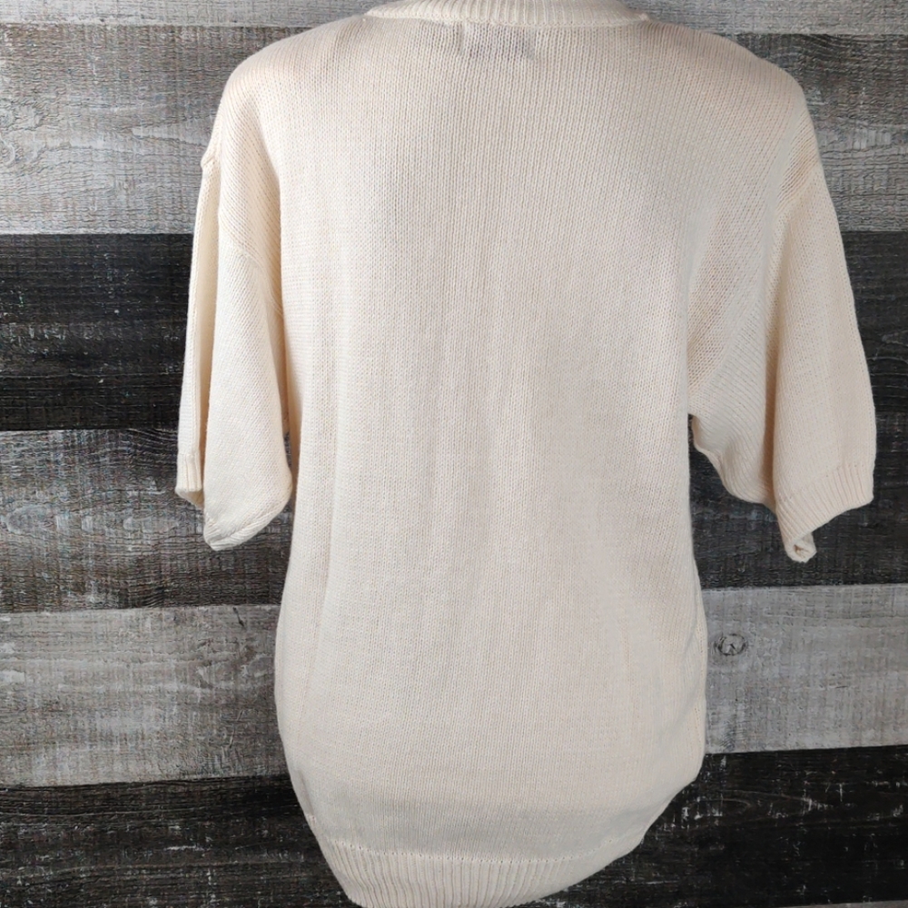 Vintage Deadstock 80's Maori Bee leather sweater - Picture 6 of 6